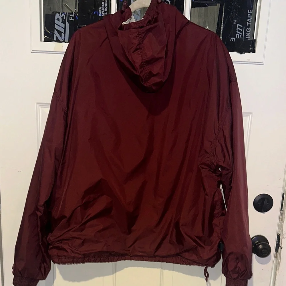 Charles River Apparel Maroon and White Jacket